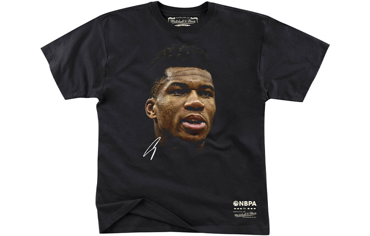 【代購】Mitchell & Ness T-Shirt Unisex Black