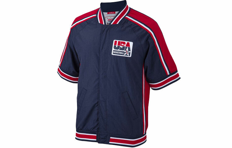 【代購】Mitchell Ness Jackets Unisex Navy Blue