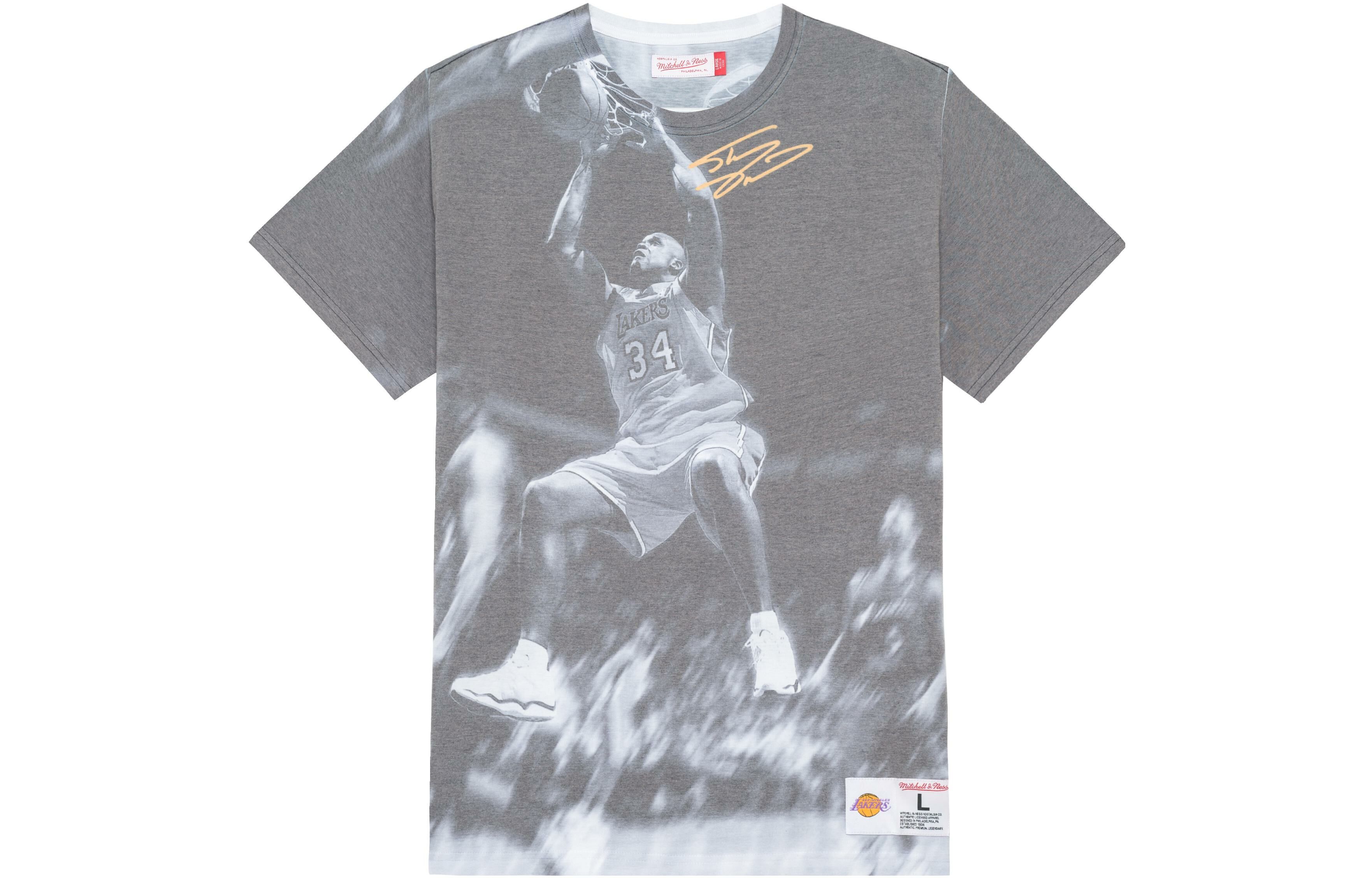 【代購】Mitchell & Ness Set-in Sleeve T-Shirt Unisex Gray