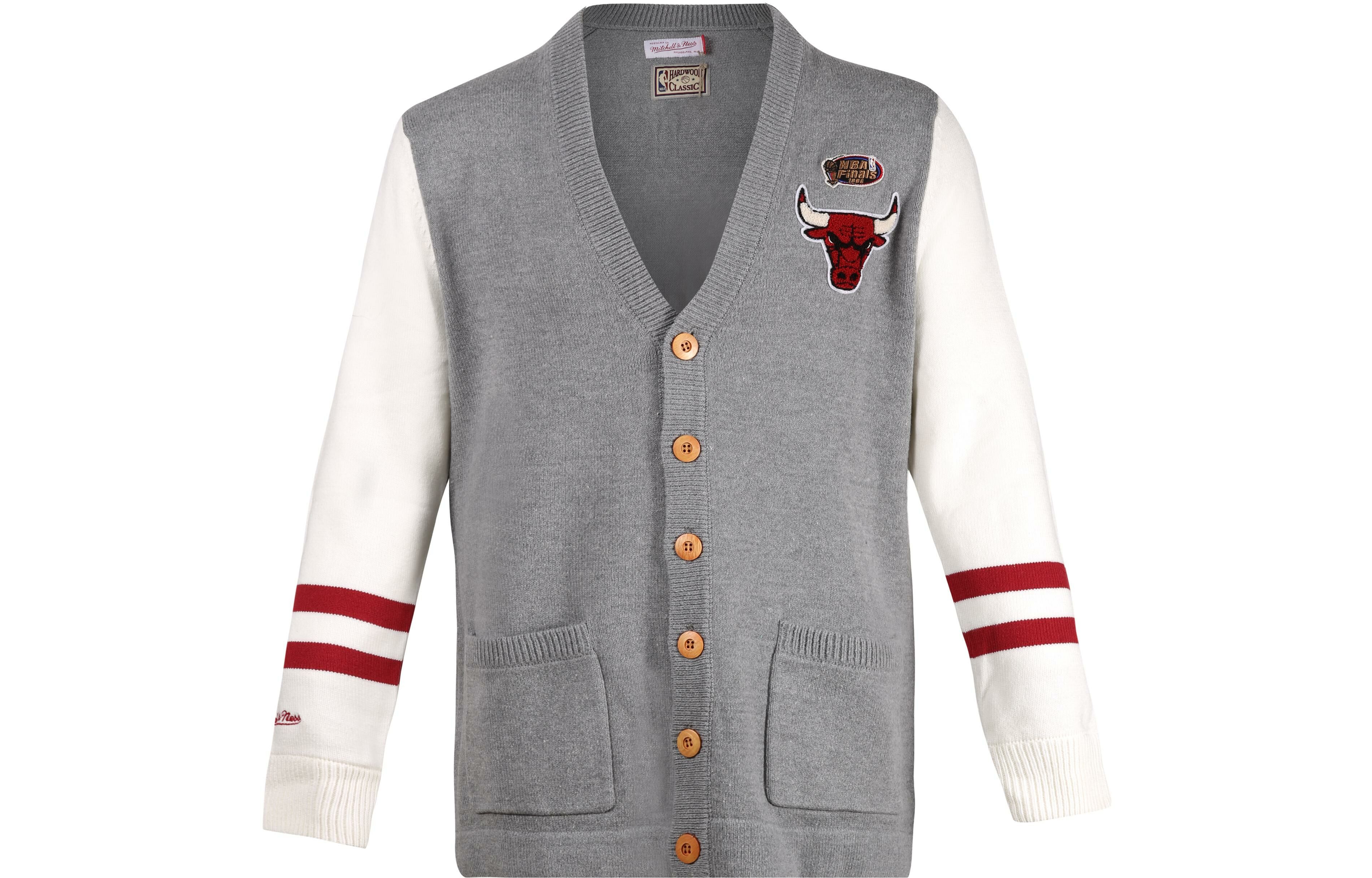 【代購】Mitchell Ness Sweaters Men Gray