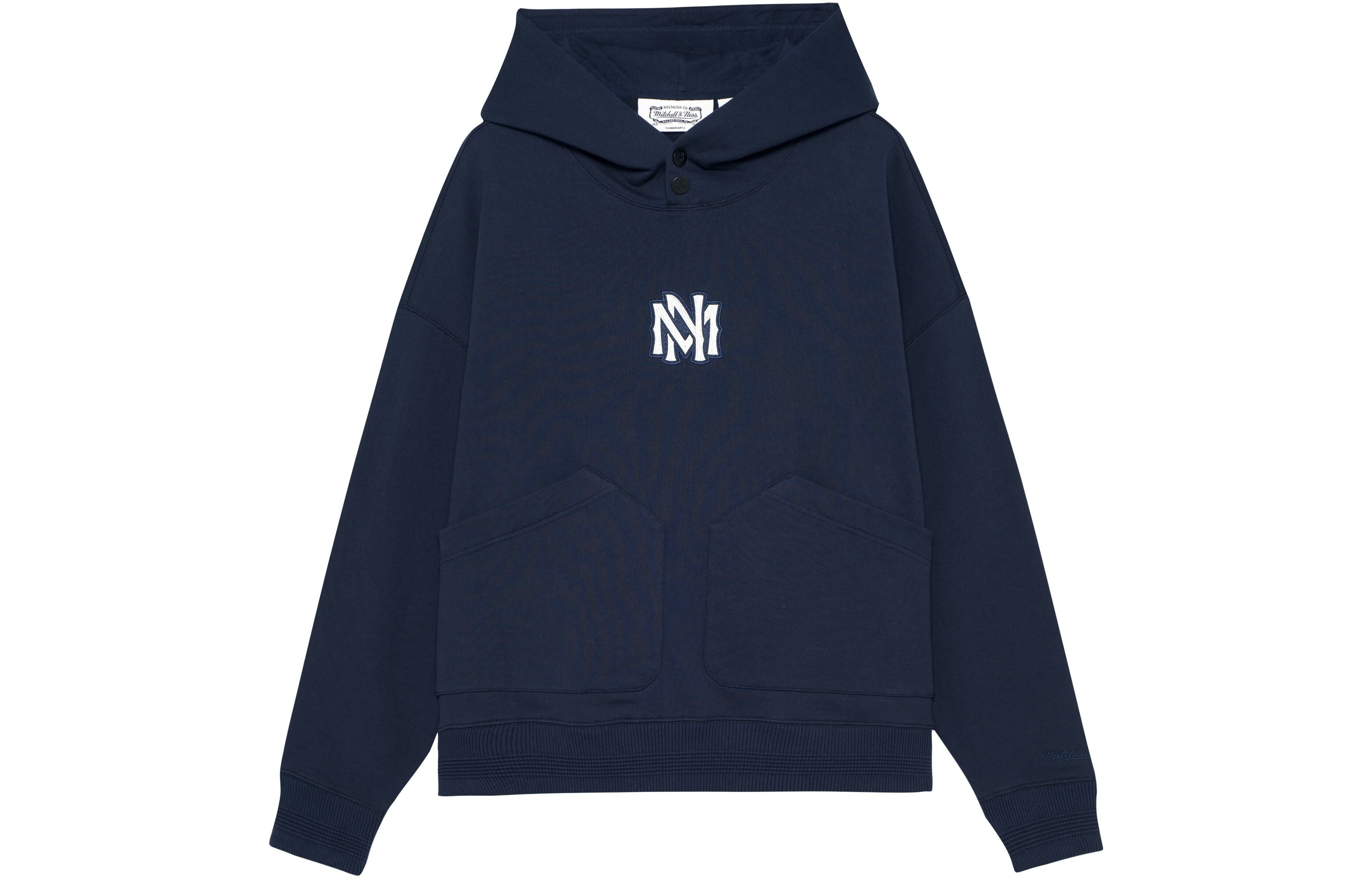 【代購】Mitchell Ness Sweatshirts Unisex Navy Blue