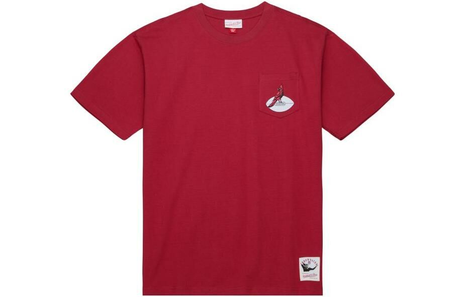 【代購】Mitchell Ness T-Shirts Men Brick Red