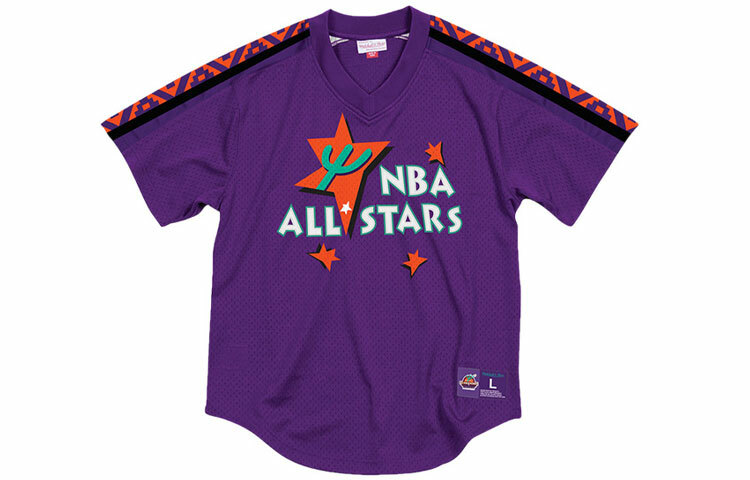 【代購】Mitchell Ness T-Shirts Men Purple