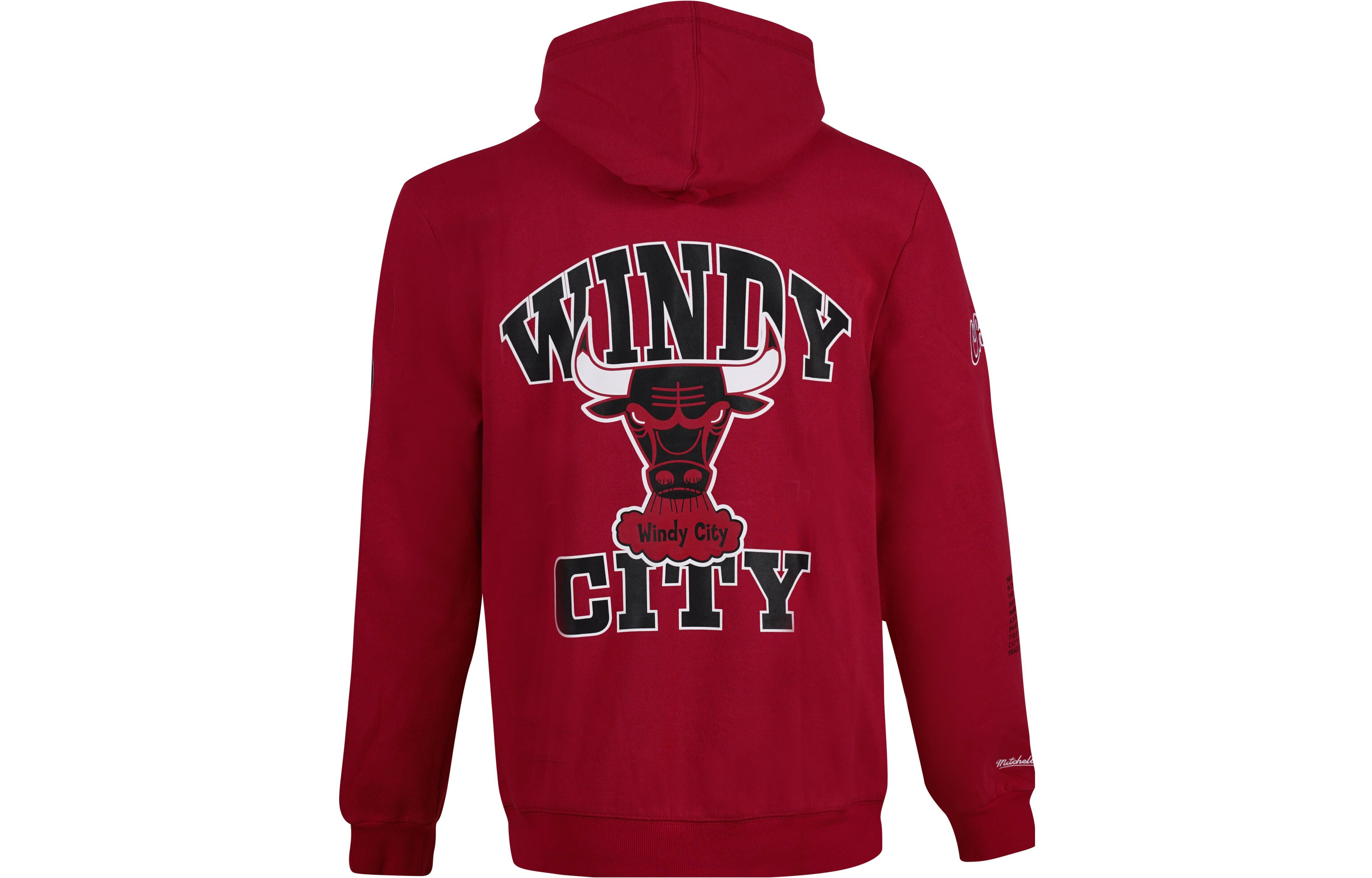 【代購】Mitchell Ness Sweatshirts Unisex Red