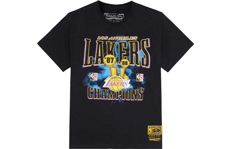 【代購】Mitchell & Ness SS22 T Shirt Unisex Black