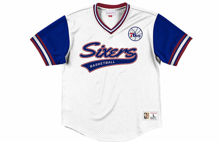 【代購】Mitchell Ness T-Shirts Unisex White