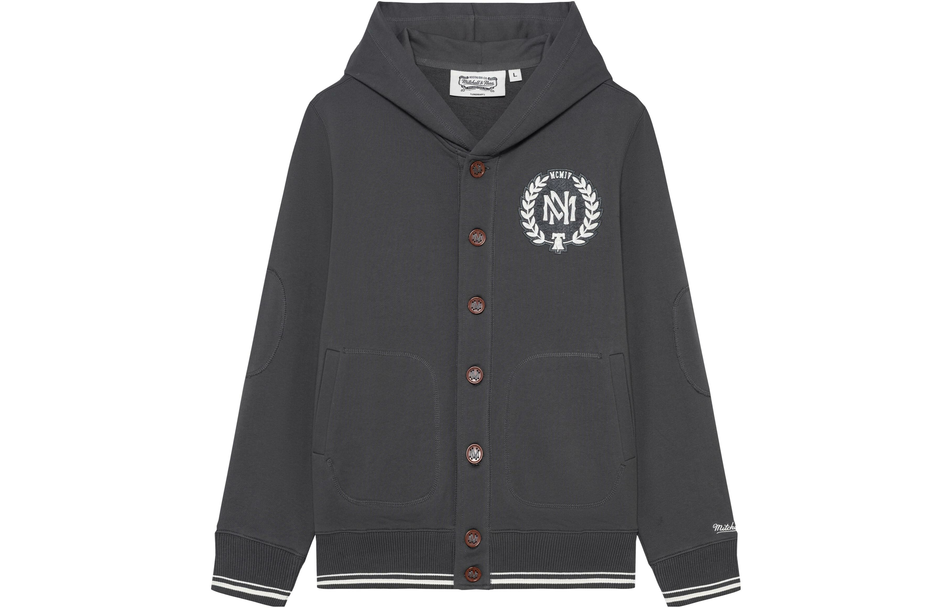 【代購】Mitchell Ness Sweatshirts Unisex Black