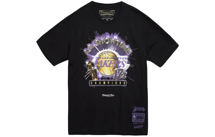 【代購】Mitchell Ness T-Shirts Men Black