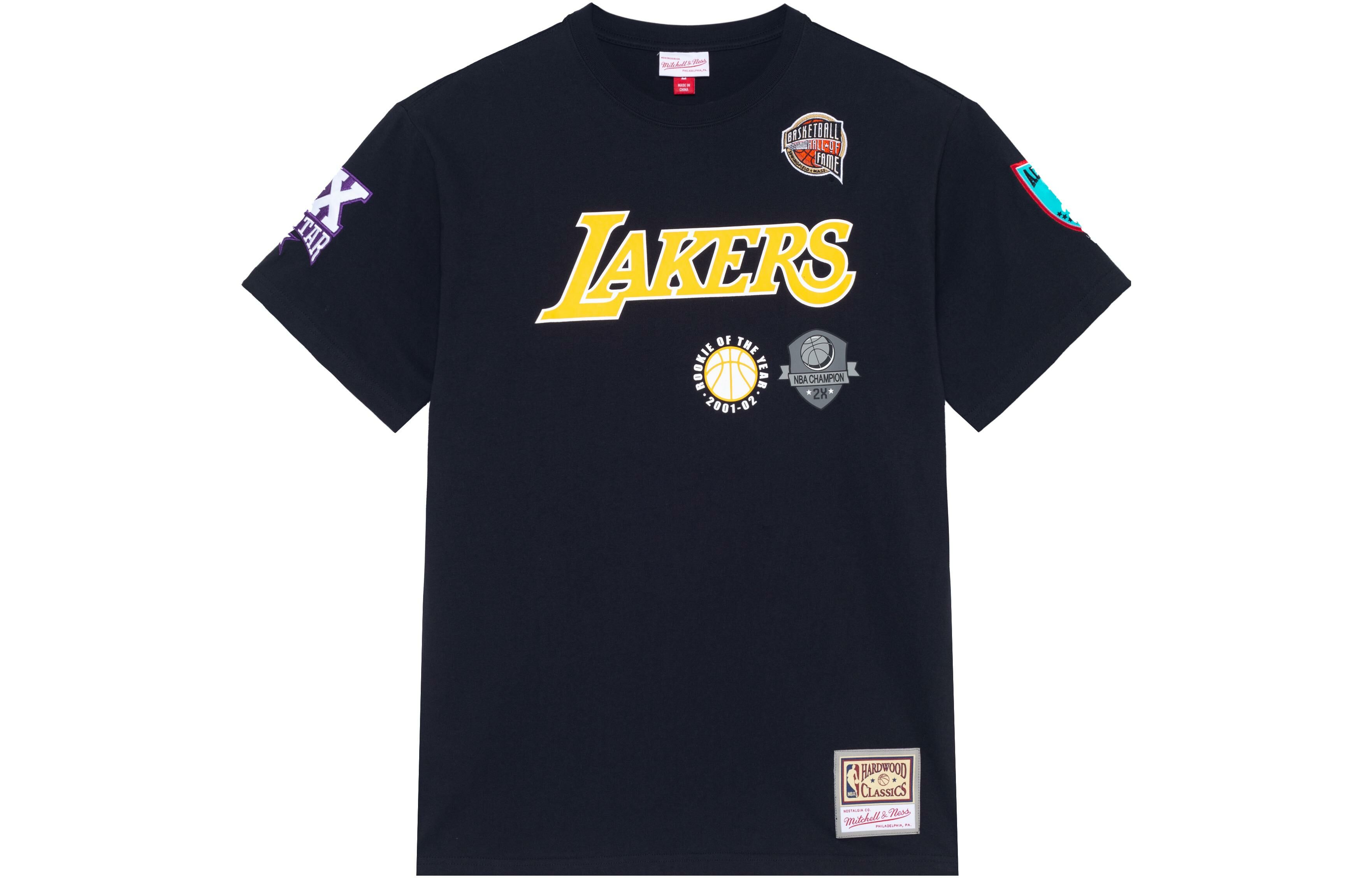 【代購】Mitchell & Ness x NBA Set-in Sleeve T-Shirt Unisex Black