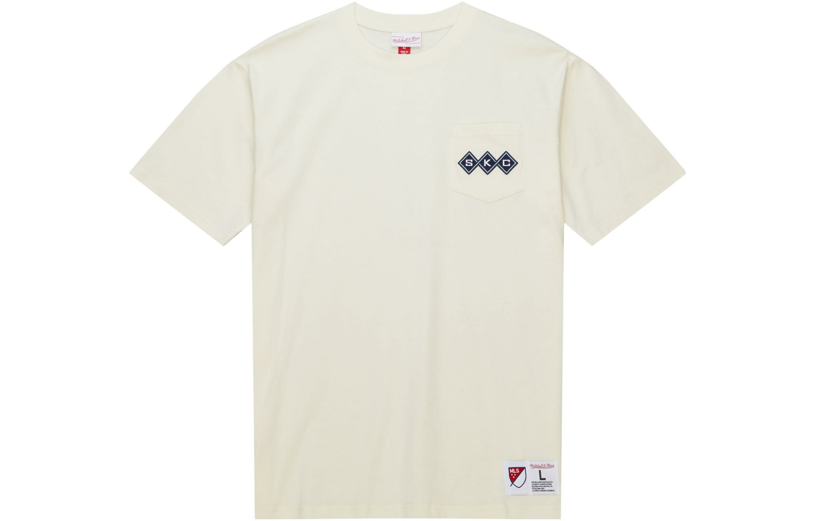 【代購】Mitchell Ness T-Shirts Men Ecru