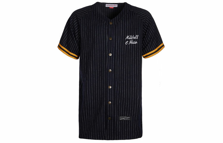 【代購】Mitchell Ness Baseball Jerseys Unisex Black