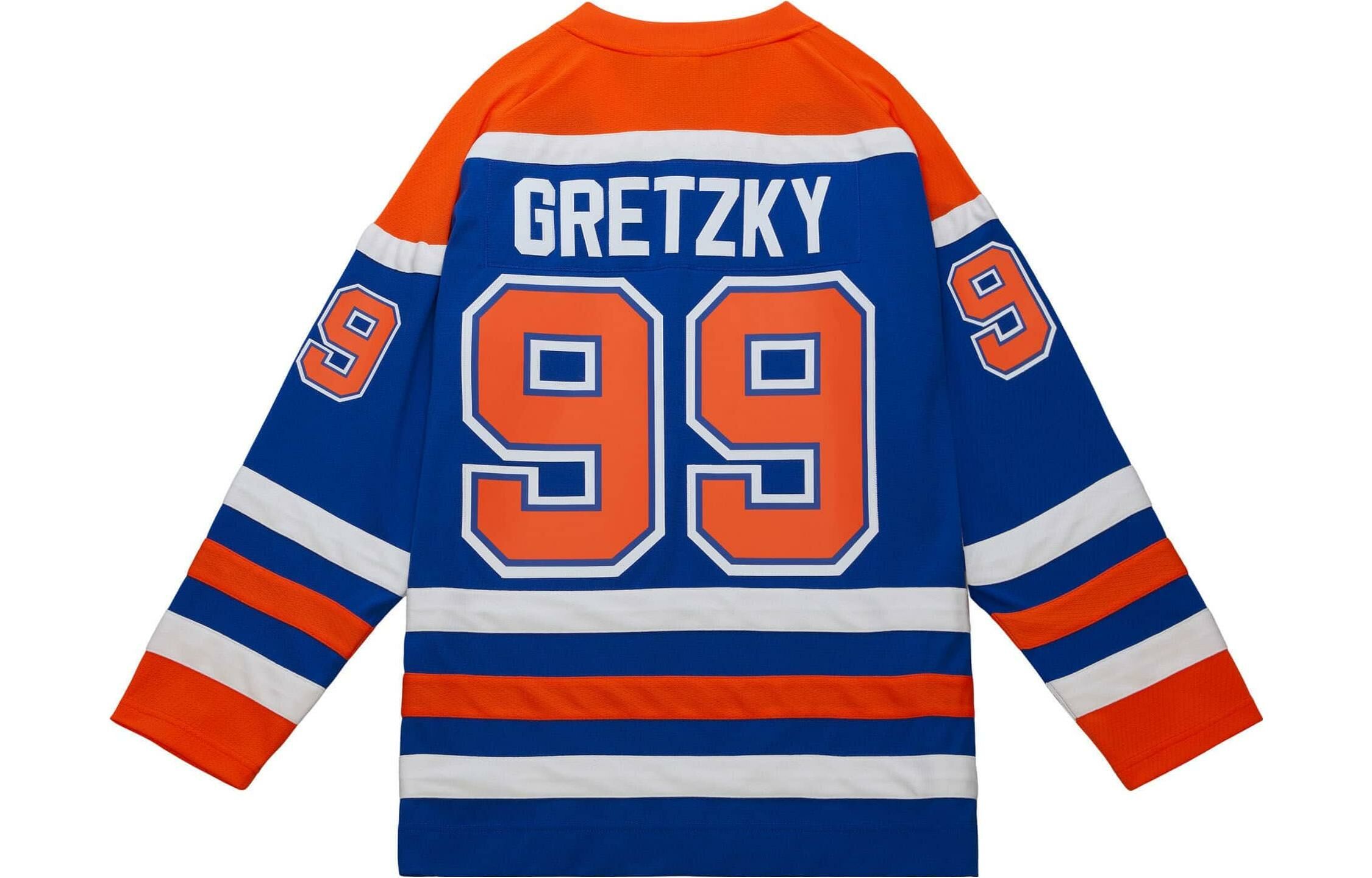 【代購】Mitchell Ness Nhl Dark 'Oilers 1979 Wayne Gretzky' Jersey