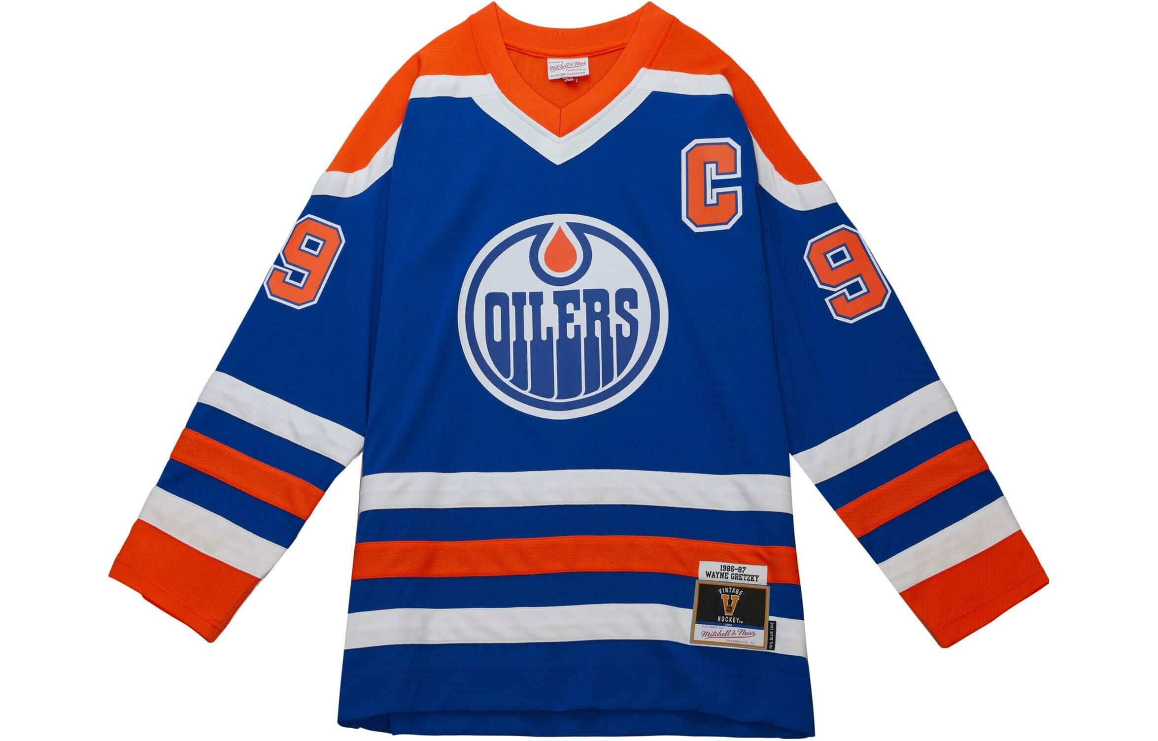 【代購】Mitchell Ness Nhl Dark 'Oilers 1979 Wayne Gretzky' Jersey