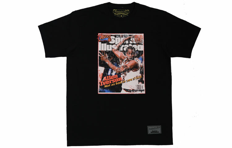 【代購】Mitchell & Ness x TIYUHUABAO LIANMINGKUAN Set-in Sleeve T-Shirt Unisex Black