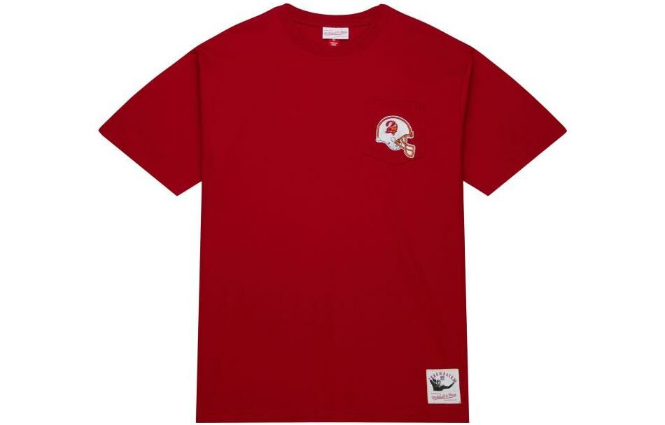 【代購】Mitchell Ness T-Shirts Men Red