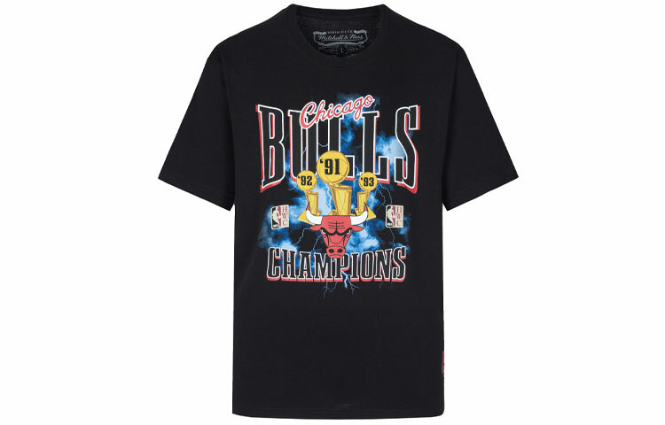 【代購】Mitchell & Ness Set-in Sleeve T-Shirt Unisex Black