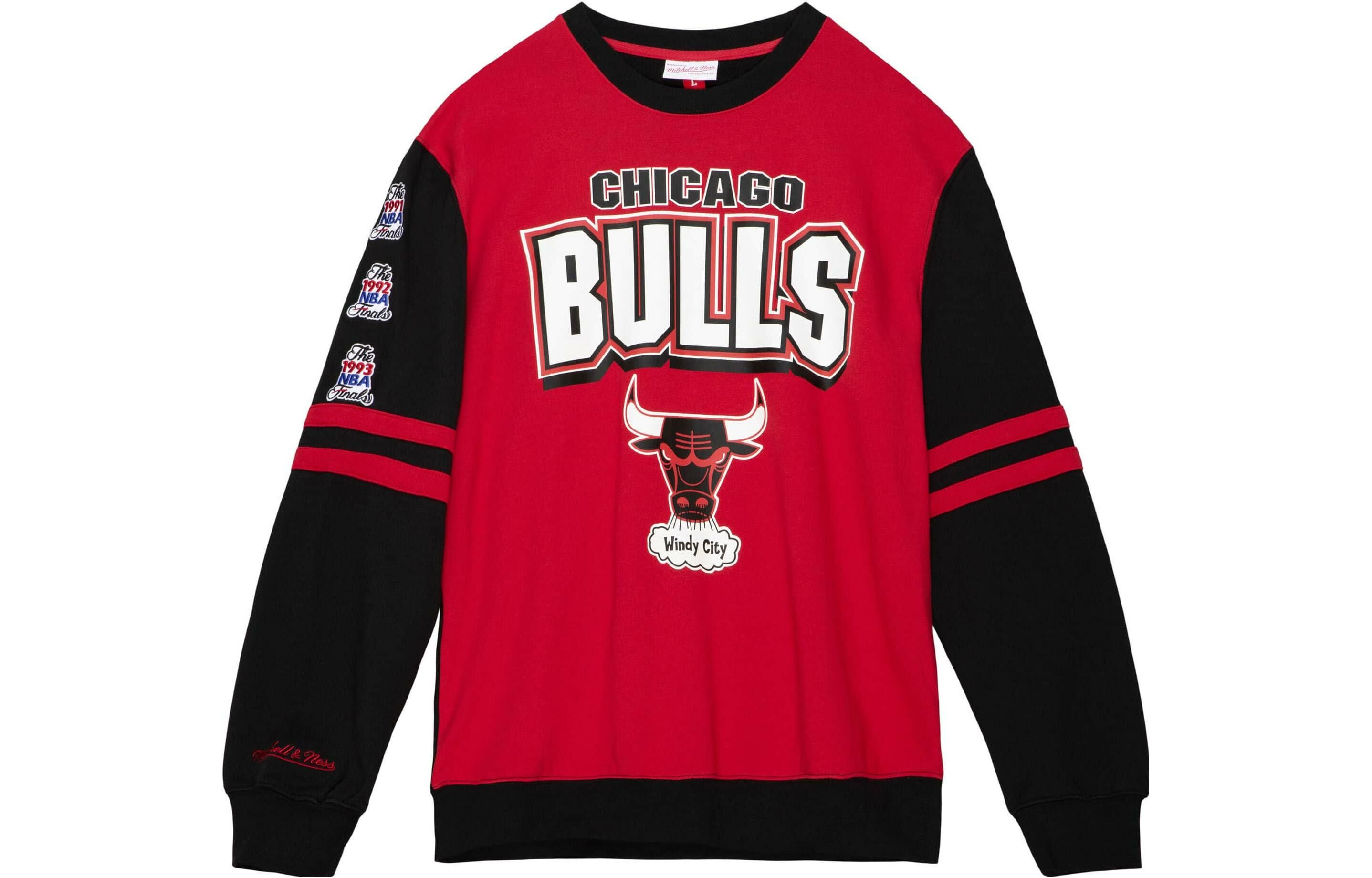 【代購】Mitchell Ness All Over Crew 2.0 'NBA Chicago Bulls' Sweatshirt