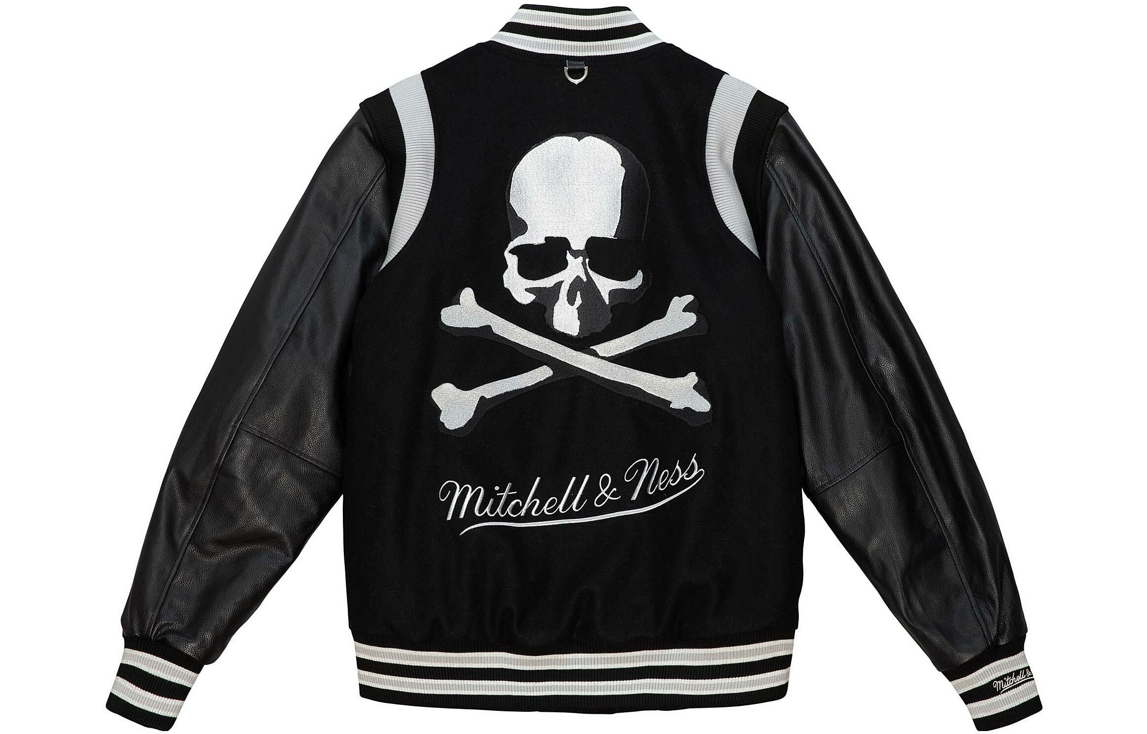 【代購】Mitchell & Ness x Mastermind JAPAN Baseball Jacket Unisex Black