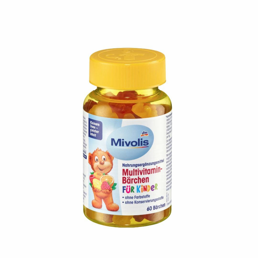 Mivolis Multivitamin Gummy Bears for Kids 60pcs