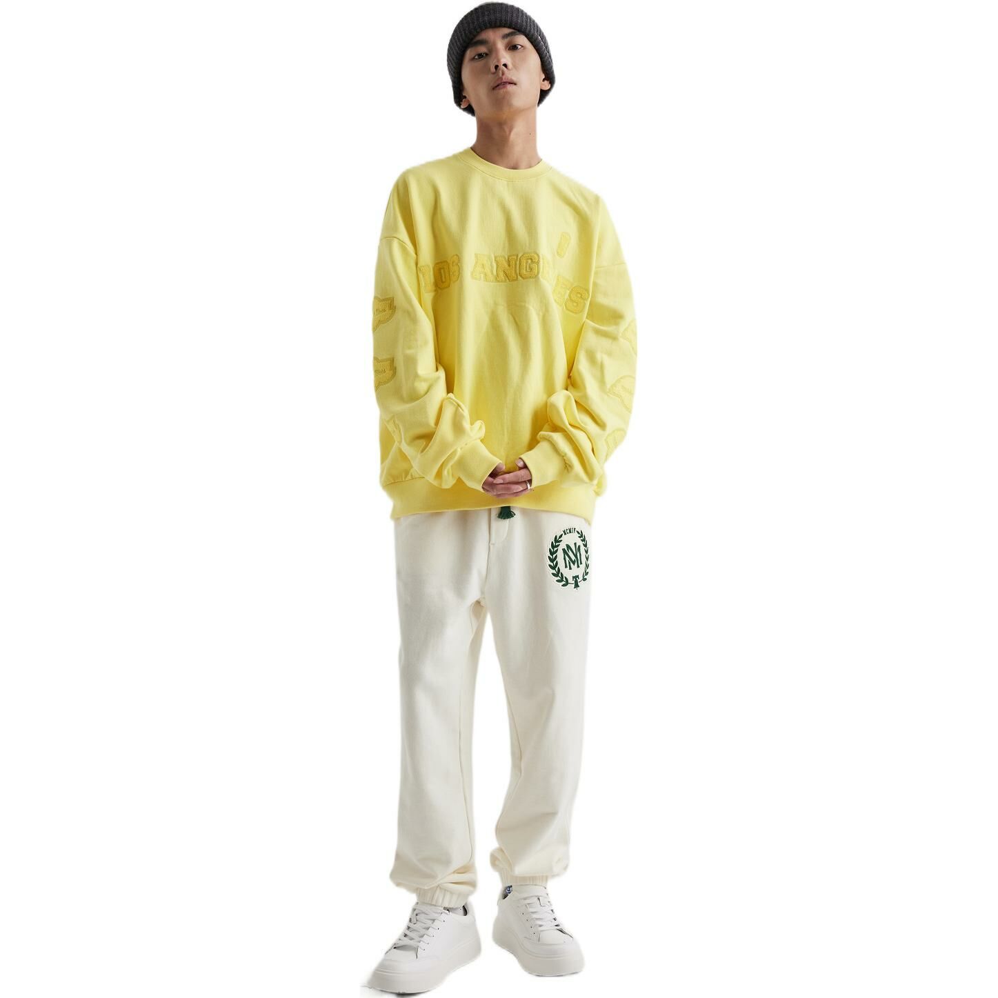 【代購】Mitchell Ness Sweatshirts Unisex Gold