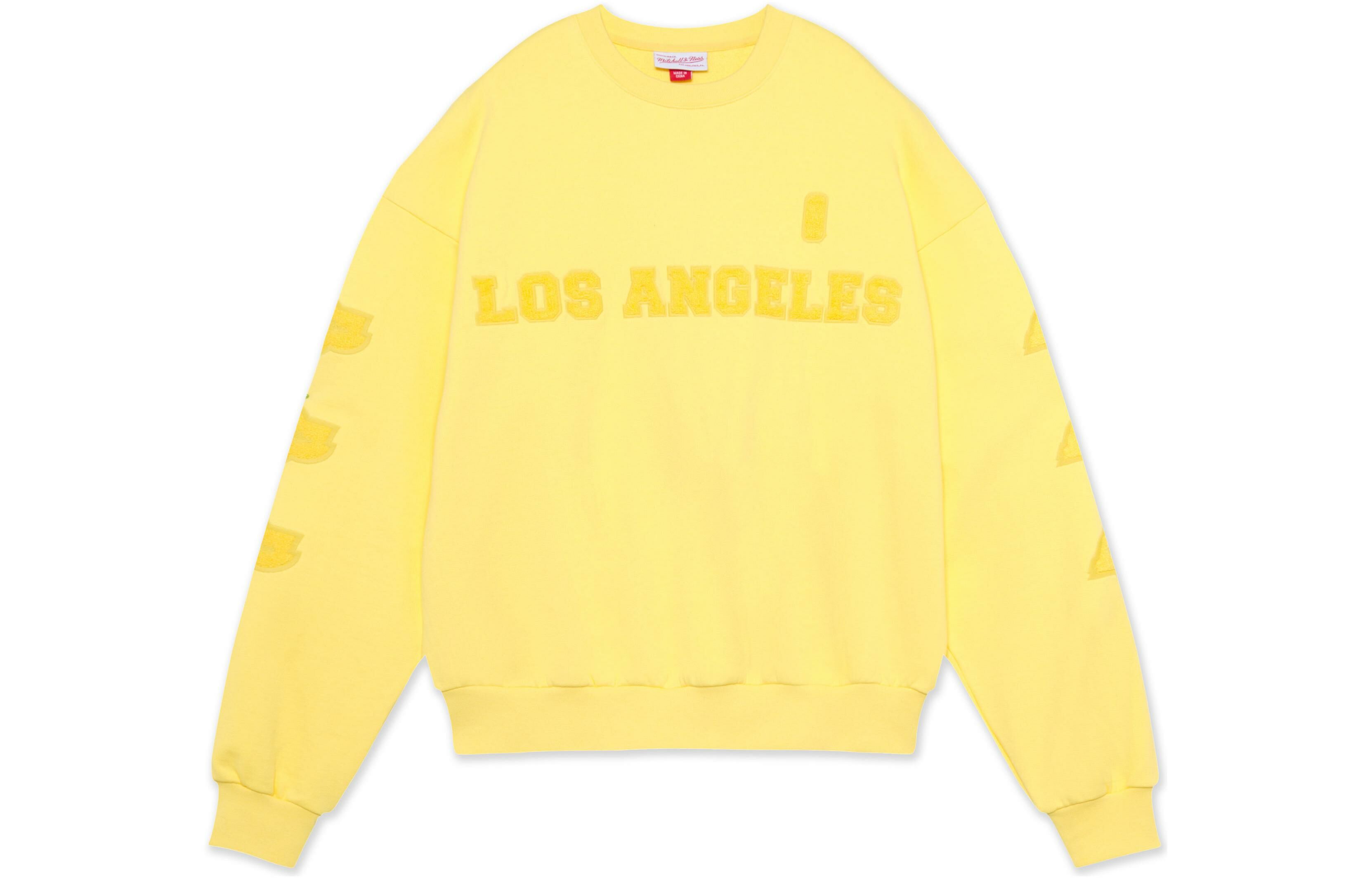 【代購】Mitchell Ness Sweatshirts Unisex Gold