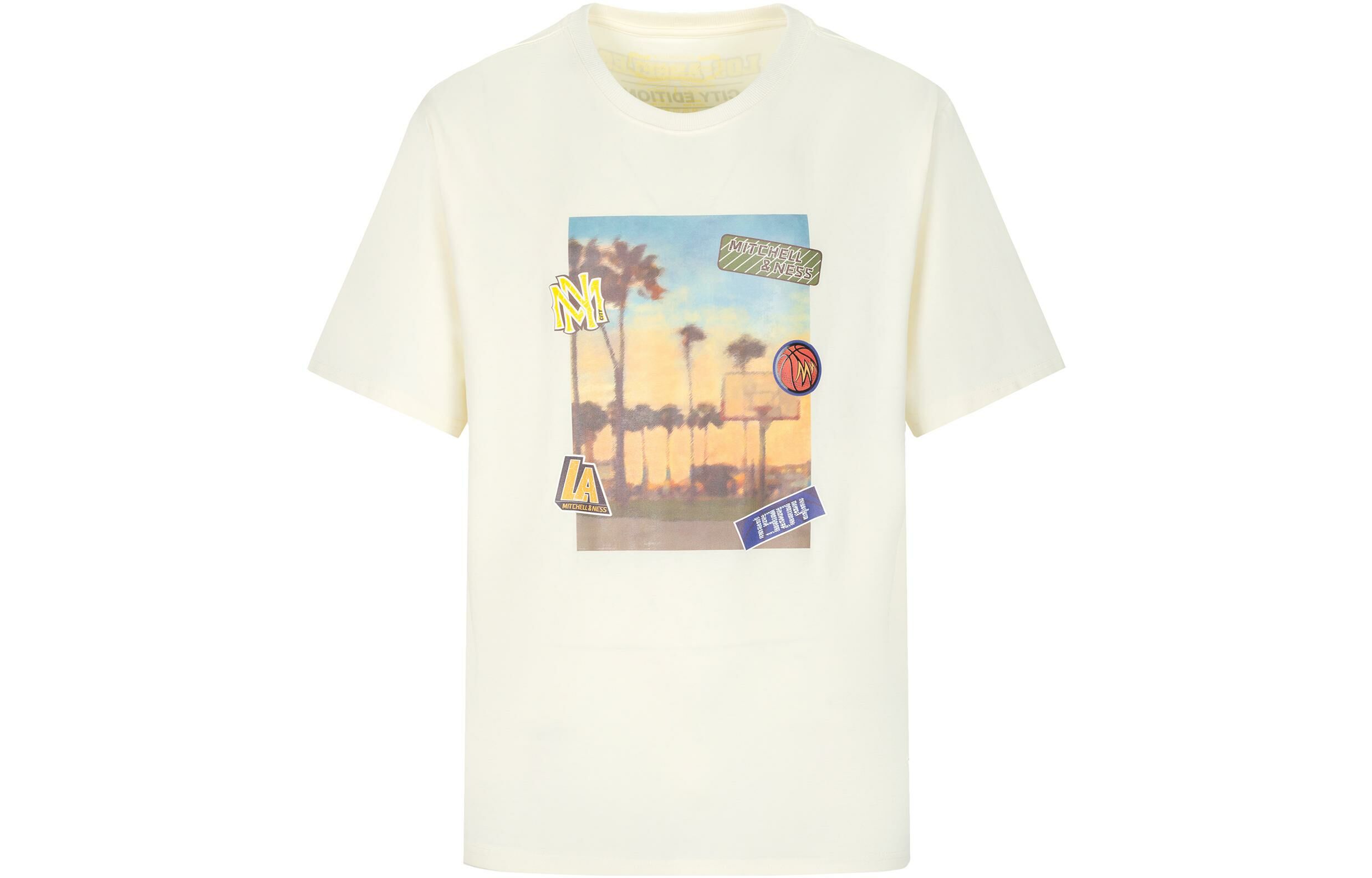 【代購】Mitchell & Ness T-Shirt Unisex Ecru