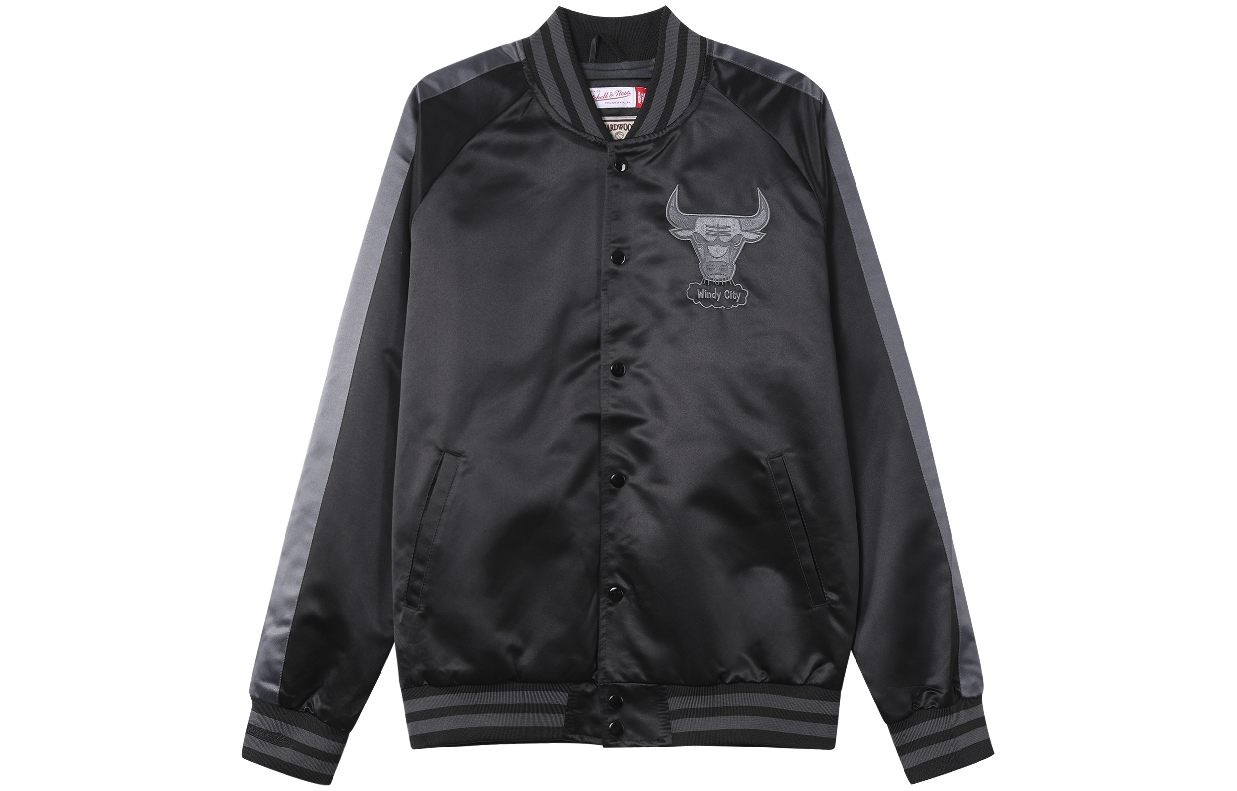 【代購】Mitchell & Ness Baseball Jacket Unisex Black