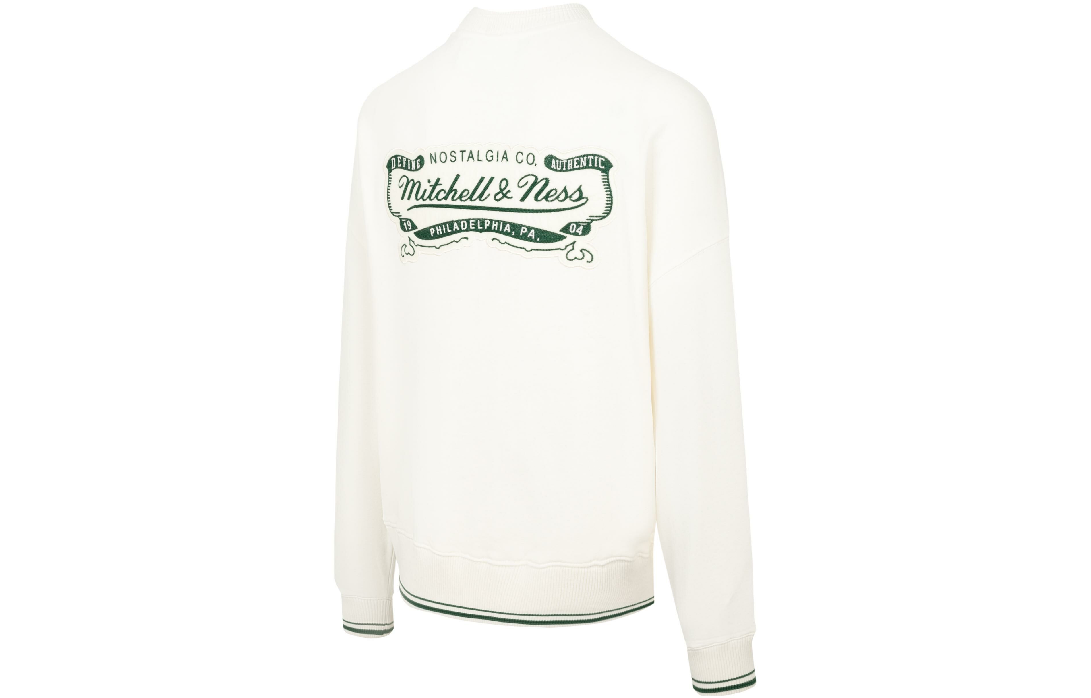 【代購】Mitchell Ness Sweatshirts Unisex White