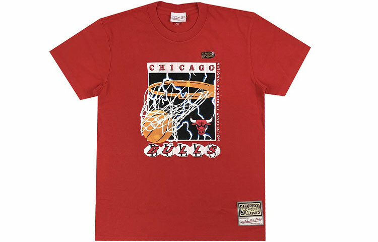【代購】Mitchell Ness T-Shirts Men Red