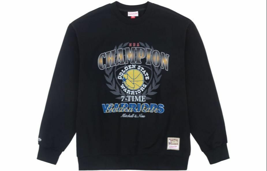 【代購】Mitchell Ness Sweatshirts Unisex Black