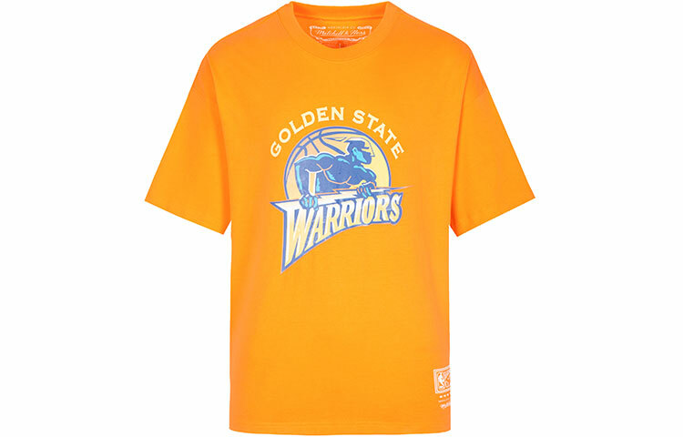 【代購】Mitchell & Ness SS22 Drop Shoulder Sleeve T-Shirt Unisex Orange