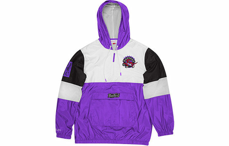 【代購】Mitchell Ness Sweatshirts Unisex White Purple