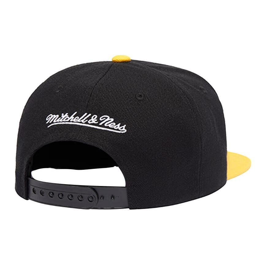 【代購】Mitchell & Ness Acrylic Baseball Caps Unisex Black/Yellow