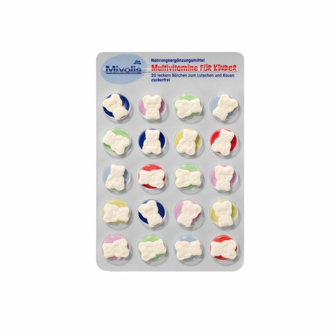 Mivolis Multivitamins for Kids Lozenges 20 Tablets 14 g