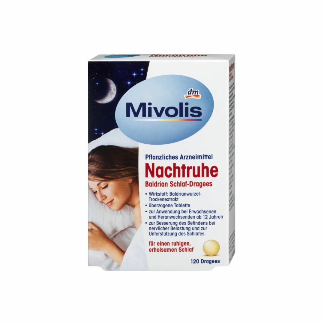 Mivolis Night Rest Valerian Sleep Dragees 120pcs