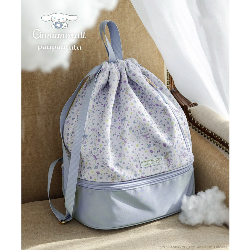 日本 Panpantutu x Cinnamoroll 雙層收納防水背包