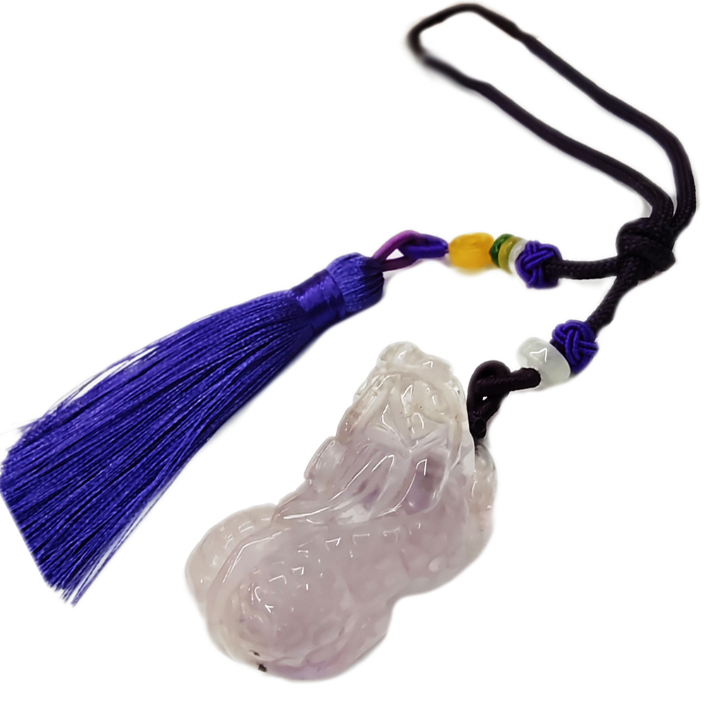 招財貔貅{紫黃晶}掛飾【十方】133902