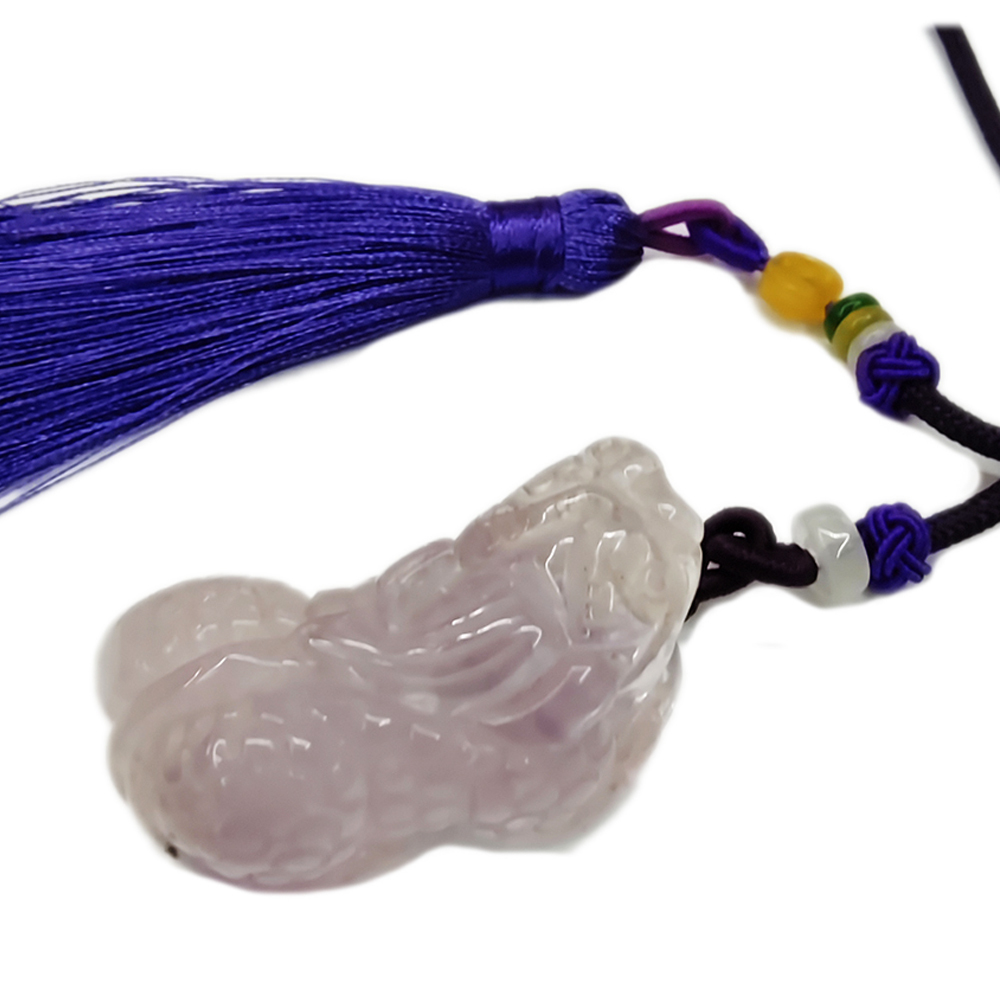 招財貔貅{紫黃晶}掛飾【十方】133902