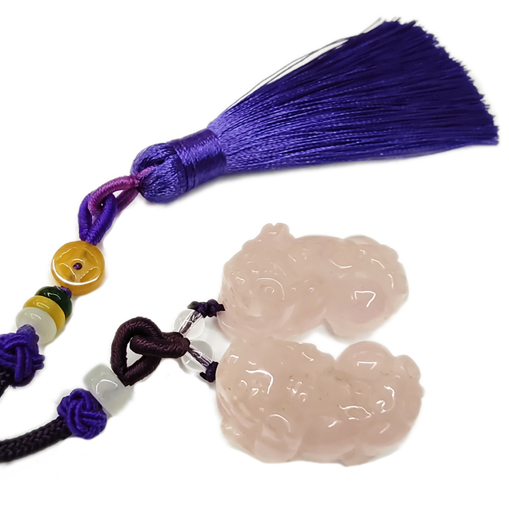 貔貅{粉晶}吉祥掛飾【十方】151740