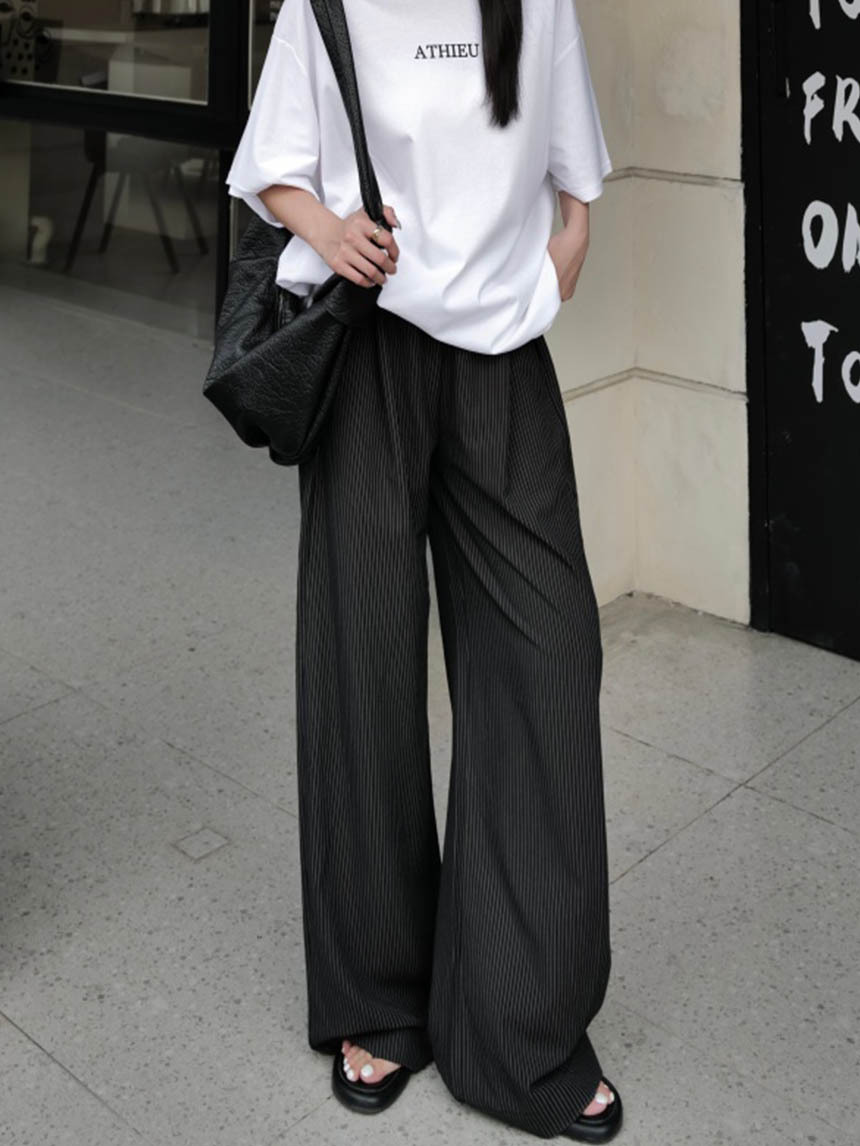 條紋休閒褲*2色