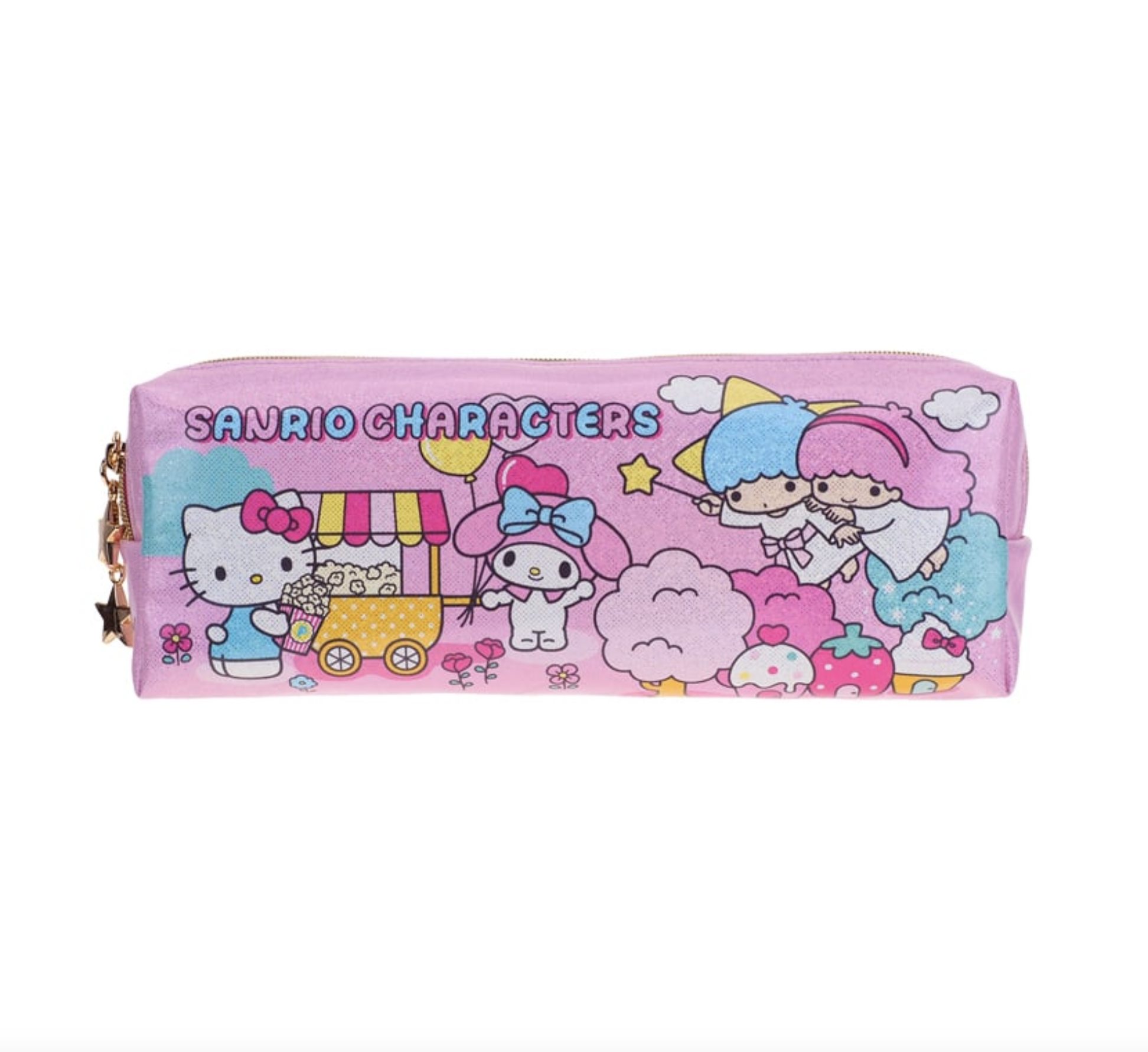 Sanrio Mix Characters 雙拉鏈筆袋 9-8502-3