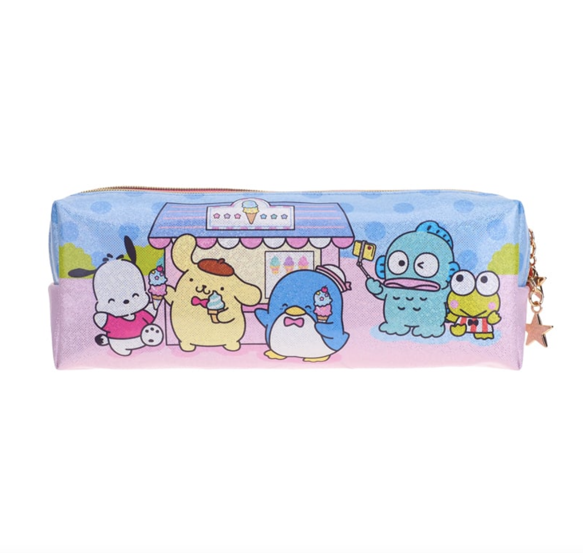 Sanrio Mix Characters 雙拉鏈筆袋 9-8502-3