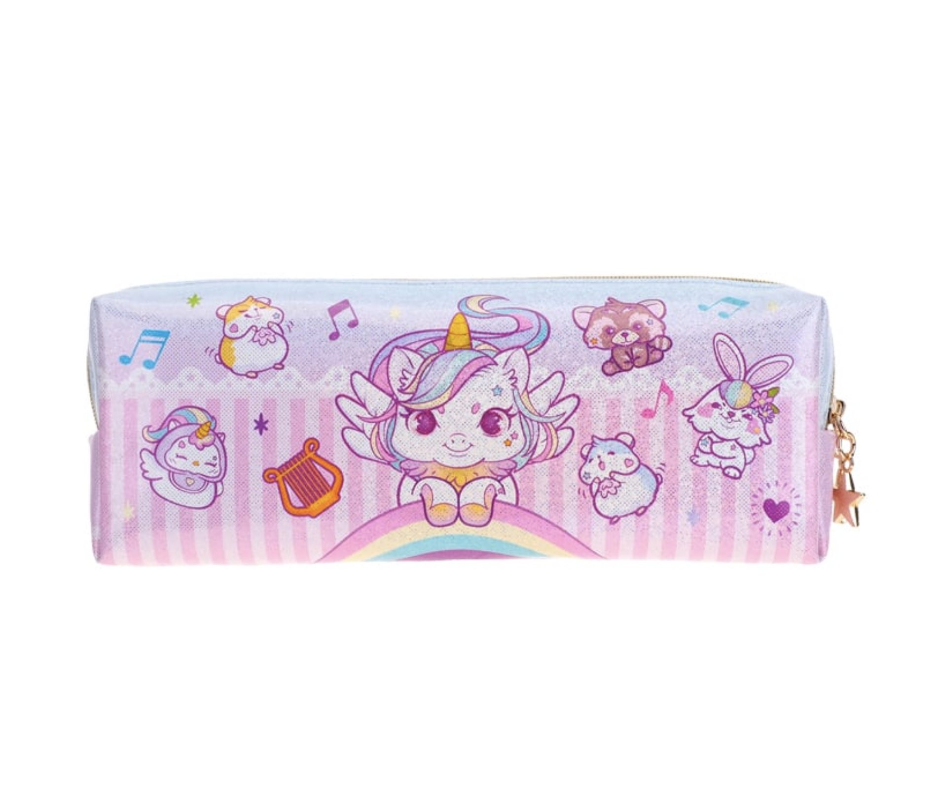 Unicorn 雙拉鏈筆袋 PS-8502-1