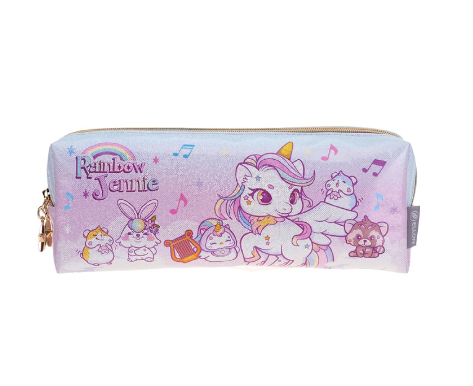 Unicorn 雙拉鏈筆袋 PS-8502-1