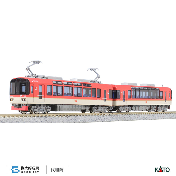 KATO 10-1471 電車 叡山電鐵 900系 Kirara (楓葉紅)