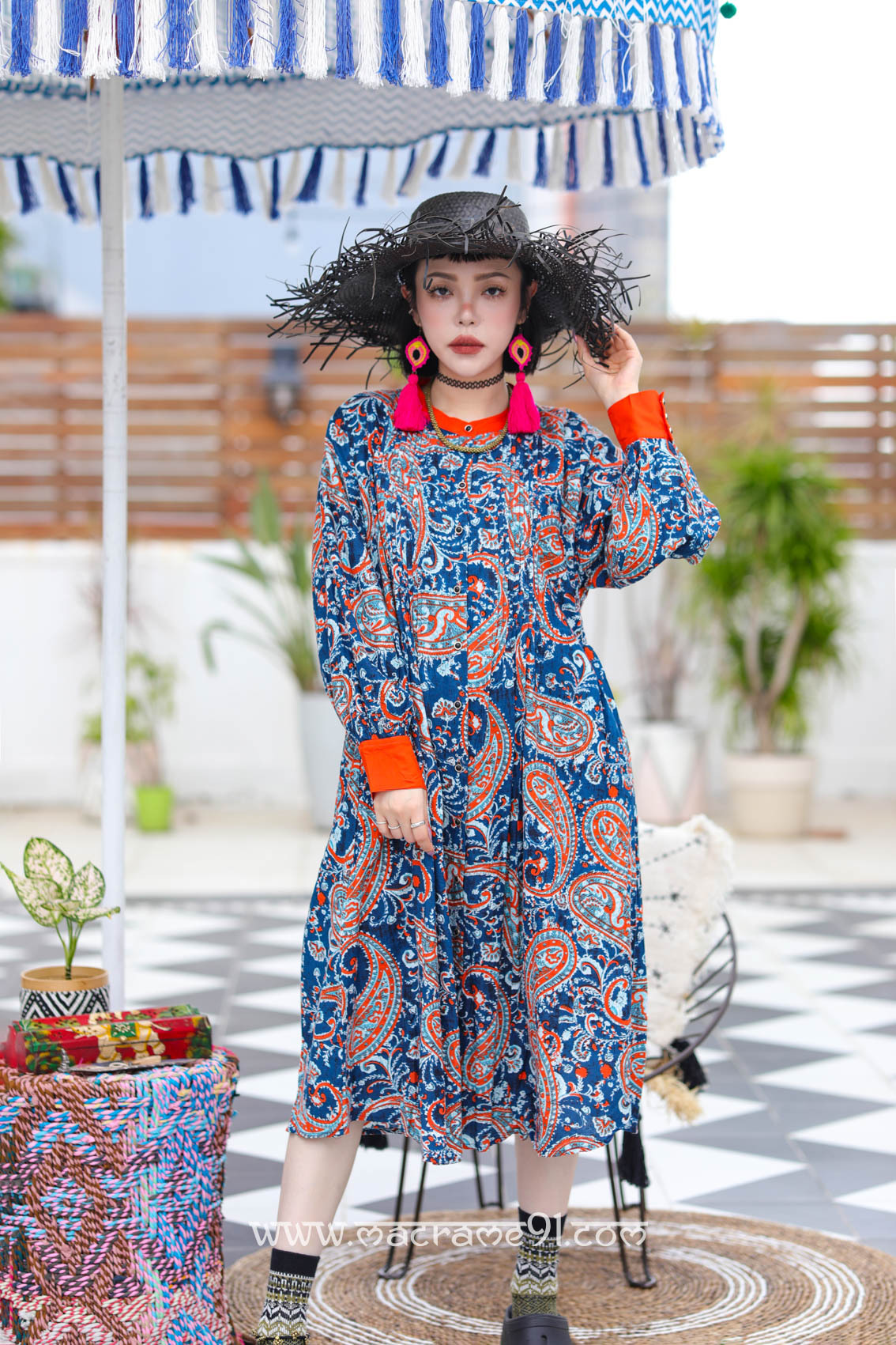 Macrame 長裙 - M3208R (0308)