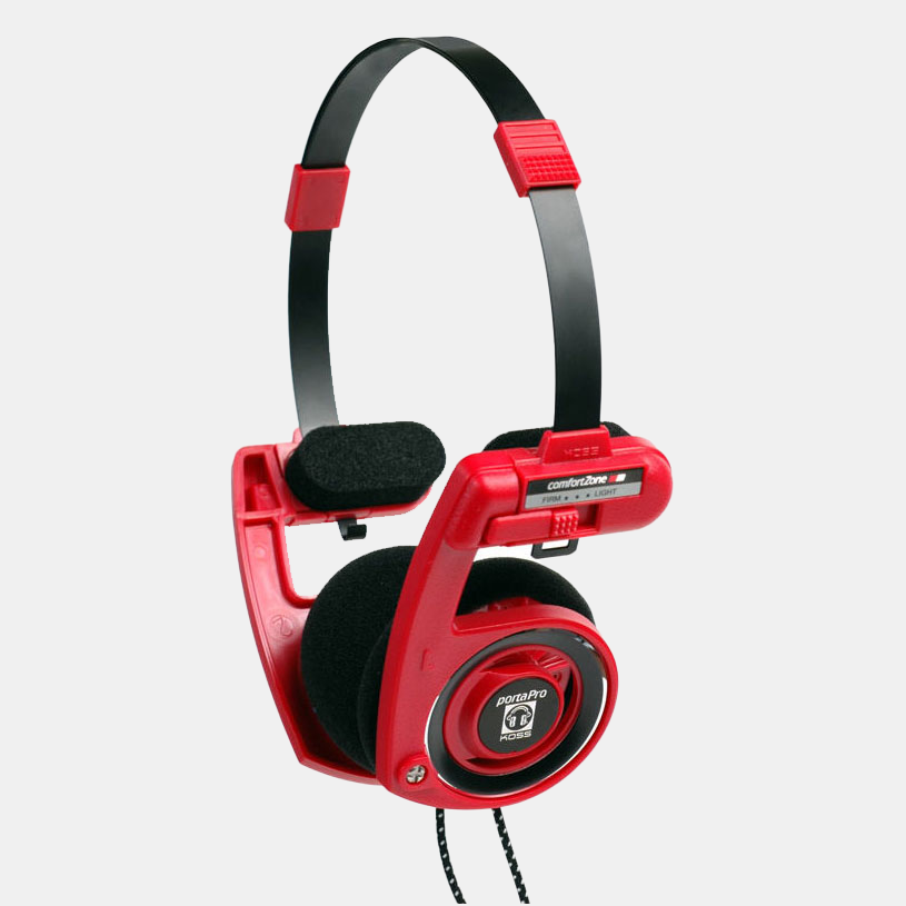 【 KOSS | PORTA PRO® FLAME 頭戴式貼耳耳機 - 紅 】