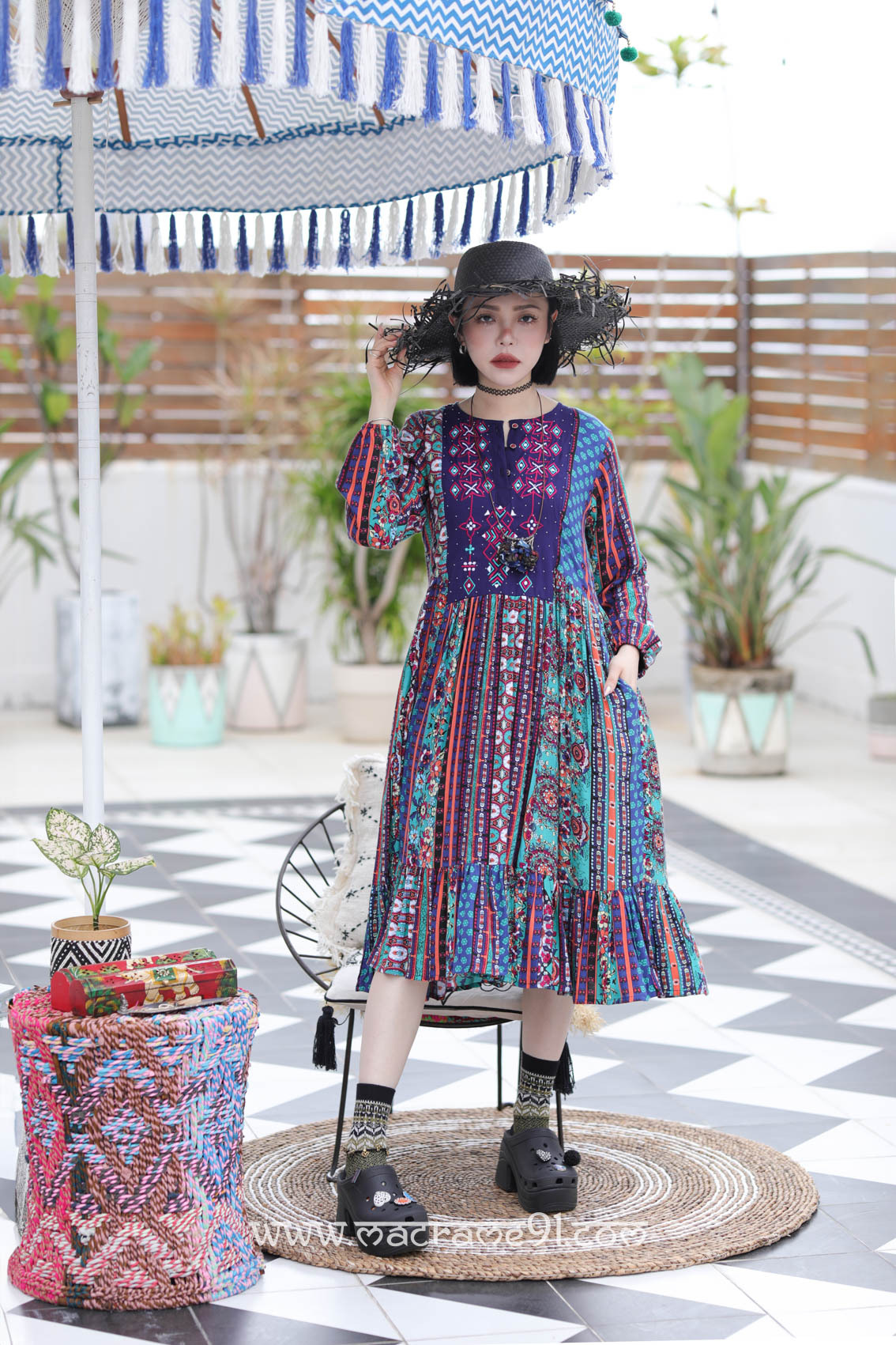 Macrame 長裙 - M3226R (0308)