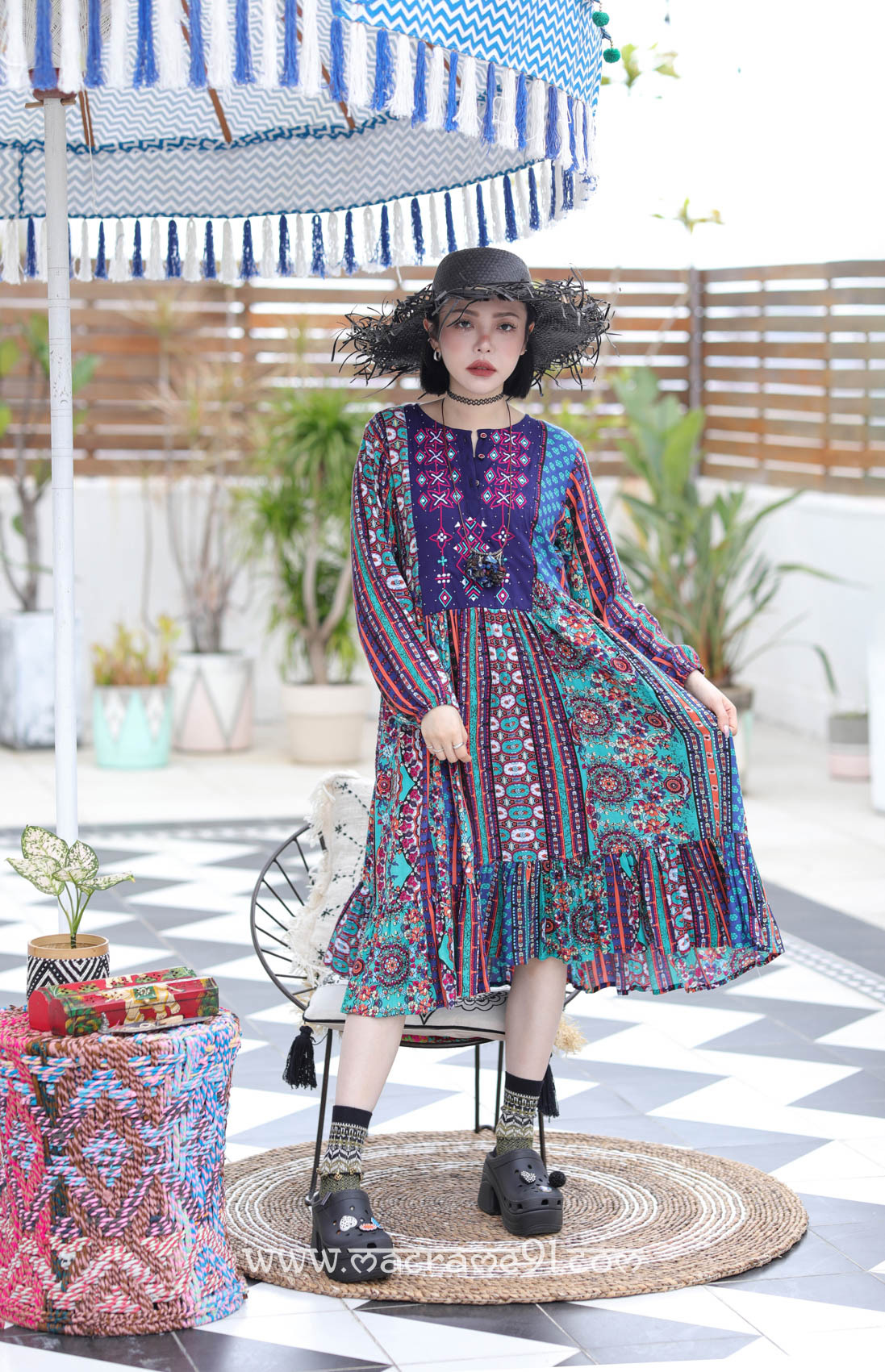 Macrame 長裙 - M3226R (0308)