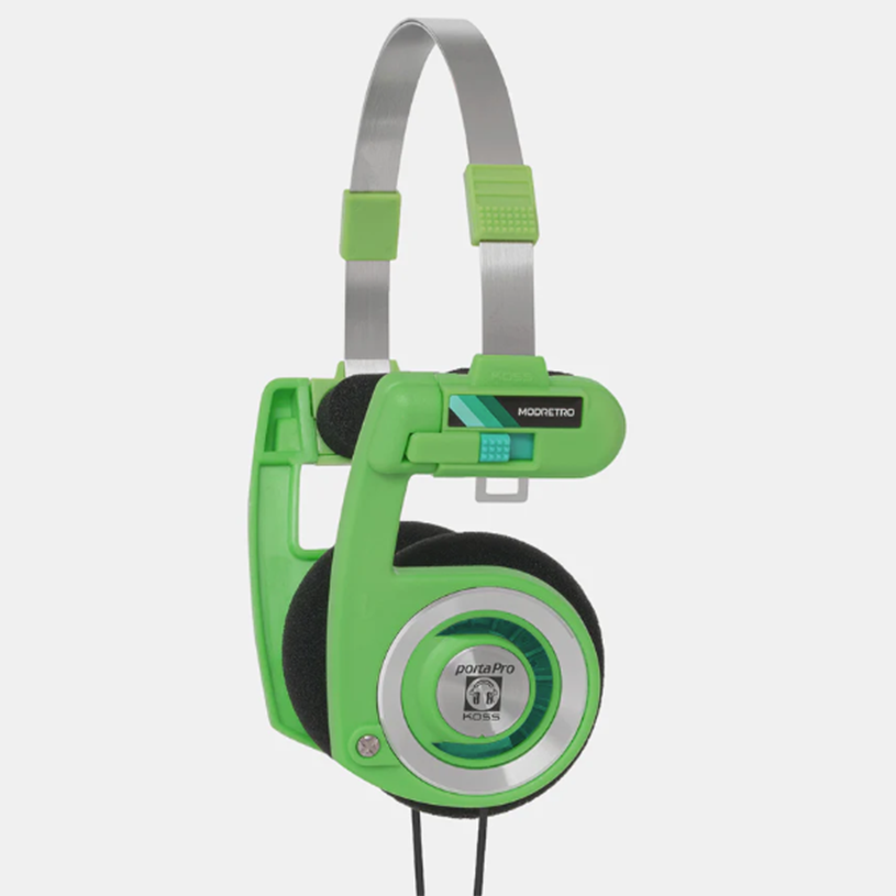 【 KOSS | PORTA PRO® GREEN 頭戴式貼耳耳機 - 綠 】